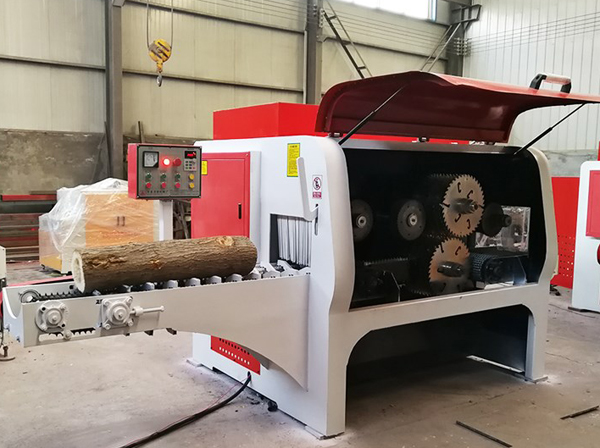 自动圆木多片锯